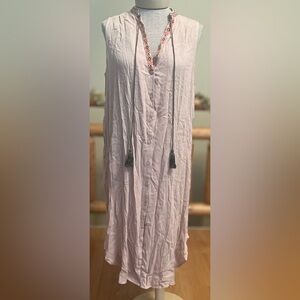 INA Sleeveless Button-Down Tunic Dress – Women’s M
